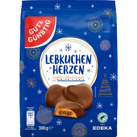 Lebkuchenherzen Gef Llt Vollmilch Edeka