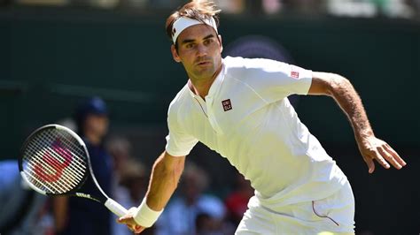 Roger Federer A Wimbledon Con La Divisa Tech Di Uniqlo