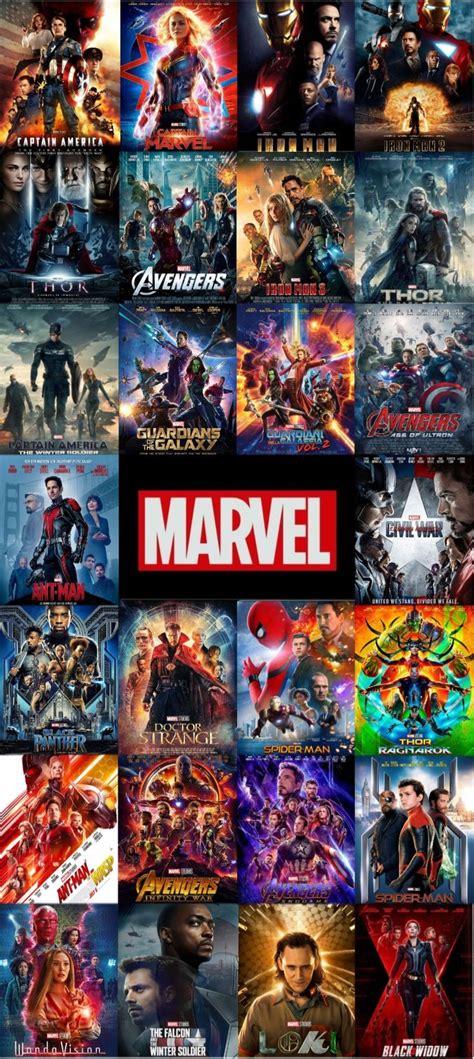 Marvel Movie Posters Wallpapers Wallpaper Cave