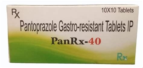 Pantoprazole Gastro Resistant Tablets Ip Panrx At Rs Box