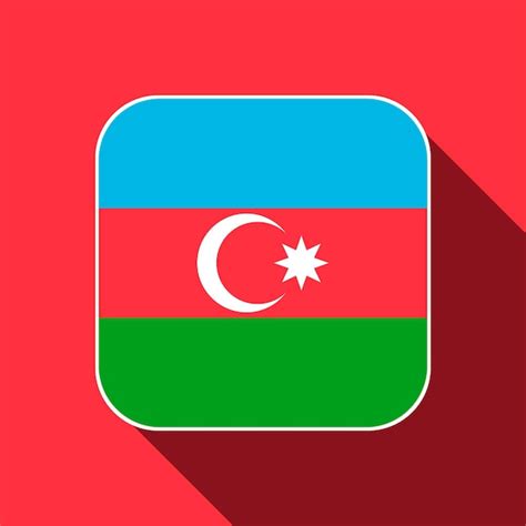 Colores Oficiales De La Bandera De Azerbaiy N Ilustraci N Vectorial