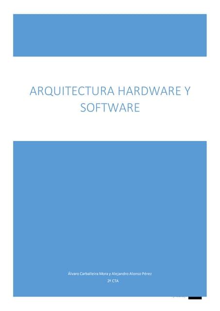 Arquitectura Hardware Y Software 1 Pdf