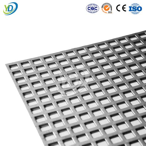 Yeeda Wire Mesh Skid Perforated Sheet Louver Hole Shape Square