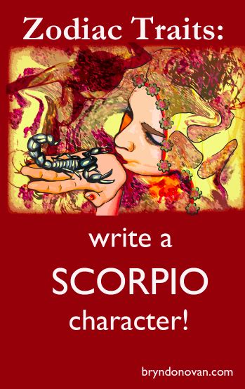 Zodiac Traits — Write A Scorpio Character