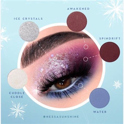 Colourpop Frozen Ii Elsa Palette Nessasunshine Elsa Makeup Palette