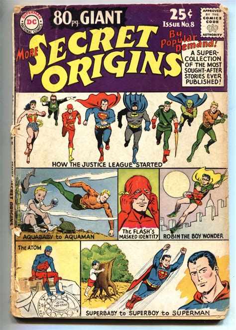 Page Giant Dc Comics More Secret Origins G Comic