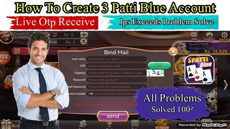 How To Create Account In Patti Blue Patti Blue Login Problem Solved