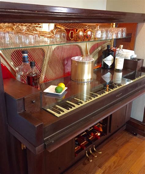 Old Piano Into Bar Piano Into Bar Refurbished Piano Piano Bar