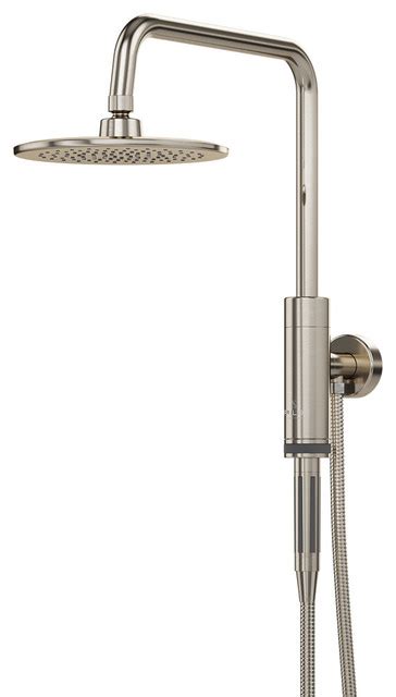 Aquarius Brass Shower System 18 Gpm Contemporary Showerheads And