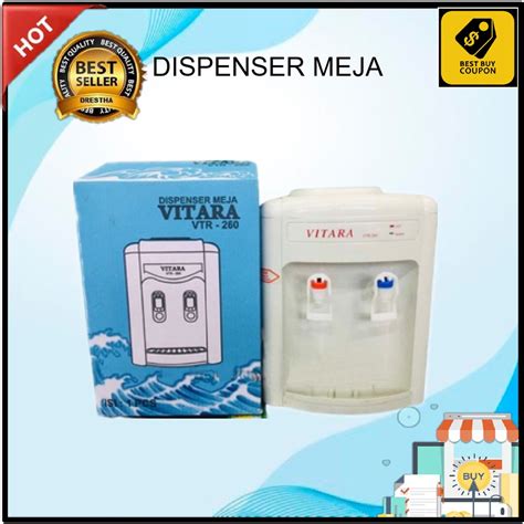 Jual Dispenser Meja Dispenser Galon Vitara Desk Water Hot Normal Dispenser Panas Dan Normal