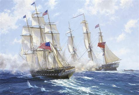 Uss Constitution Paintings Uss Constitution Vs Hms Guerriere Hd