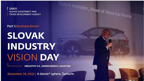 Slovak Industry Vision Day Welcomed Almost 200 Companies Advanced