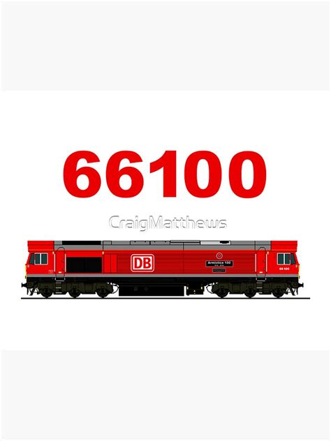 Class 66 Locomotive Armistice 100 Sticker By Craigmatthews Redbubble