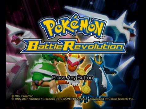 Pokémon Battle Revolution Screenshots for Wii MobyGames