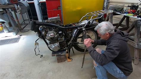 1968 Honda Cl350 Scrambler Restoration Part 2 Of 4 Disassembly Youtube