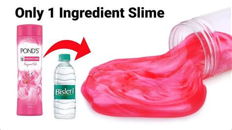 No Glue No Borax Only Powder Slime How To Make Slime Without Borax Homemade Slime Diy Fluffy