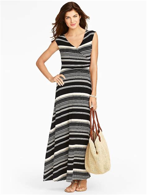 Talbots Zigzag Classic Jersey Dress Dresses Summer Dresses For