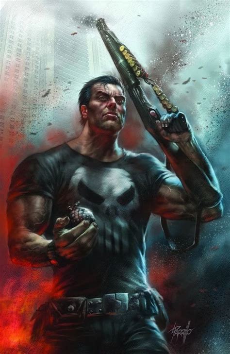 The Punisher Art By Lucio Parrillo Punisher Comics Punisher Marvel