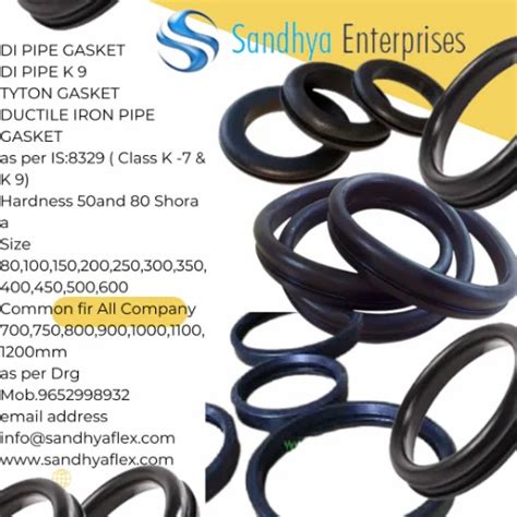 Epdm Gasket K7 At Rs 225 Piece Epdm Rubber Gasket In Hyderabad Id 2850637443797