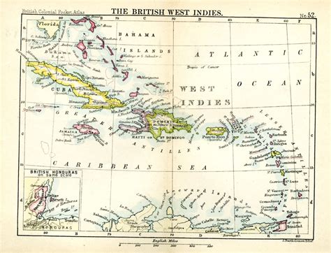 West Indies In World Map Map