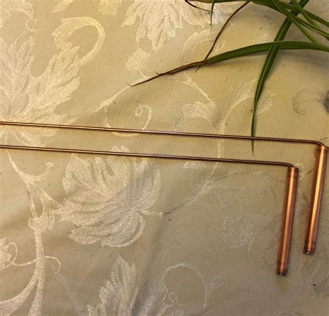 Copper Handle Dowsing Rods 18 Overall Length Etsy Uk