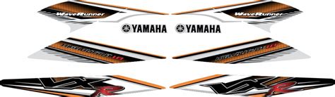 Yamaha Waverunner Vxr Ho 18 2011 Graphics Decal Sticker Kit Orange