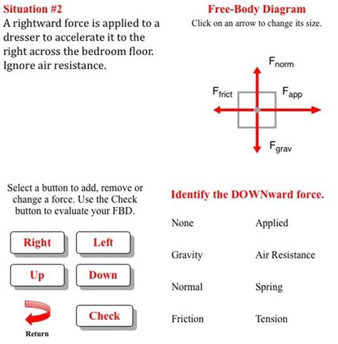 Free Body Diagrams Answer Key