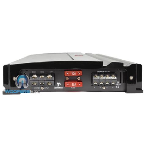 Oa10001 Mb Quart 1 Channel 1000w Rms Onyx Series Amplifier