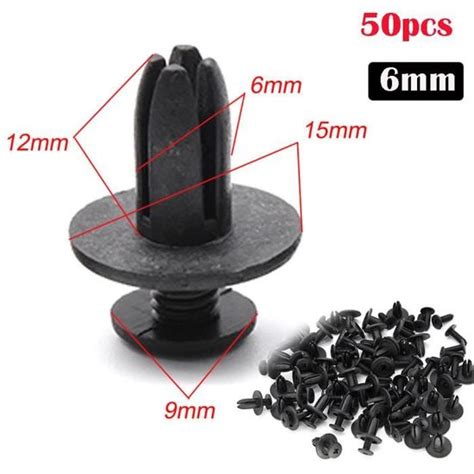 Clips De Pare Chocs Clip De Fixation Pour Pare Choc Automobile Rivet