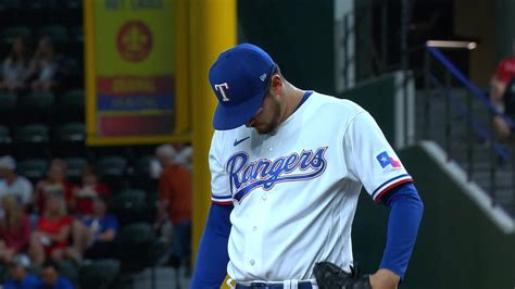 Dane Dunning strikes out three over five innings | 06/12/2023 | Texas ...