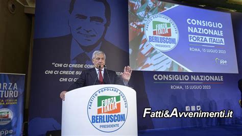 Tajani Eletto Segretario Nazionale Forza Italia Dopo Berlusconi Non