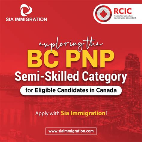 Exploring The Bc Pnp Semi Skilled Category For Eligible Candidates In