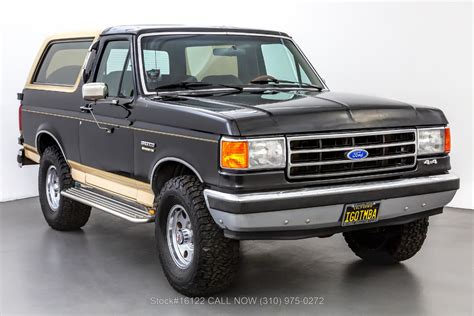 1990 Ford Bronco Eddie Bauer Edition 4x4 Beverly Hills Car Club