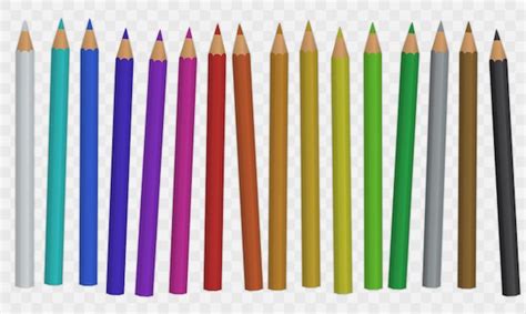 Premium Vector Set Of Color Pencil