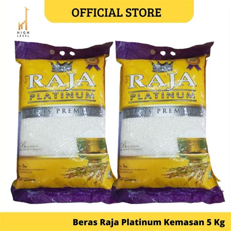 Jual Beras Raja Platinum Premium Kemasan Kg Shopee Indonesia