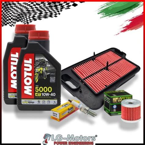 Kit Tagliando Motul Filtro Olio Aria Candela Suzuki An Burgman