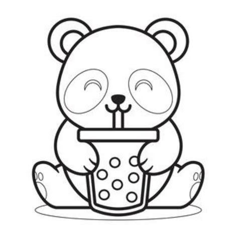 40 Desenhos De Urso Panda Kawaii Para Colorir Lindos E Fofos