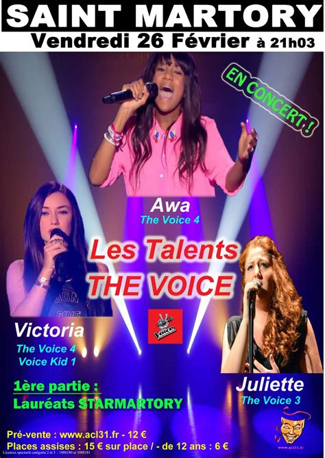 Les Talents De The Voice En Concert Musique Ramdam Magazine