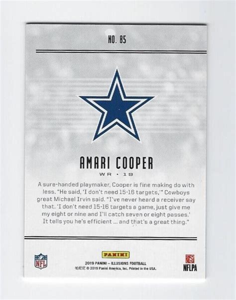 2019 Panini Illusions Trophy Collection Gold 85 Amari Cooper 399