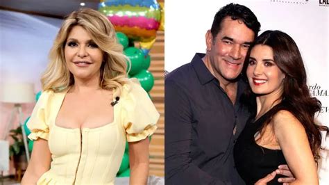 Itatí Cantoral posa junto a la hija de Mayrín Villanueva y Eduardo