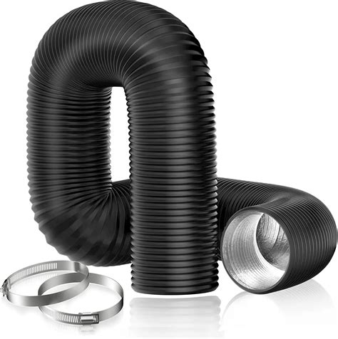 4 Insulated Flexible Duct Dryer Exhaust Hose With Heavy Duty Triple Protection Hvac Ventilation