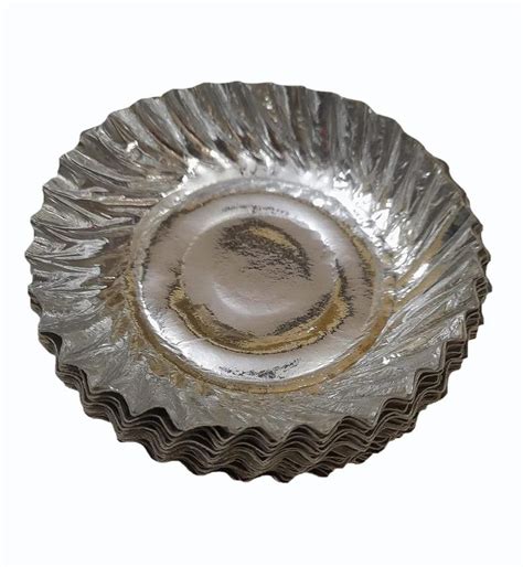 6 Inch Silver Foil Laminated Paper Plate At ₹ 6 Pack In Mumbai Id