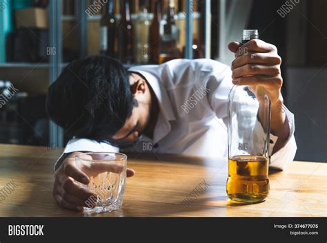 Drunkard Fall Asleep Image & Photo (Free Trial) | Bigstock