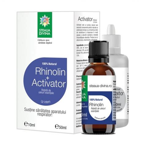 Rhinolin Activator 10 50 Ml Steaua Divina Farmacia Tei Online