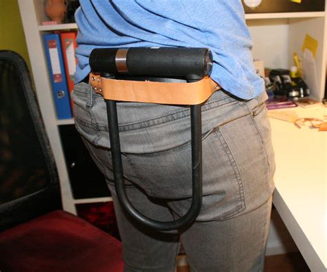 easy leather  lock holster  steps instructables