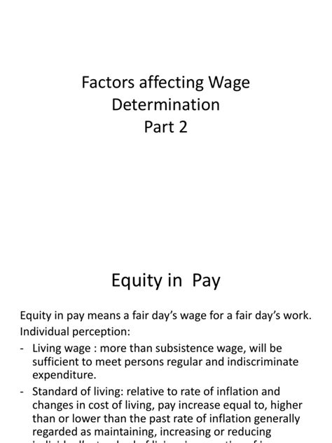 Factors Affecting Wage Determination Part2 Labour Economics Wage