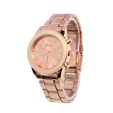 Stainless Steel Fashion Dress Rose Gold Woman Watch On Luulla