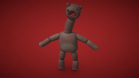 Teddy Bear V2 3d Model By Mhze [33fc3df] Sketchfab