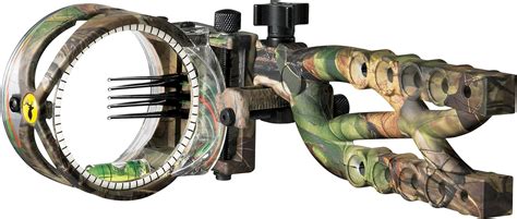 Trophy Ridge As635 Cypher 019 Micro Adjust Bow Sight Camo 5 Pin Archery Sights