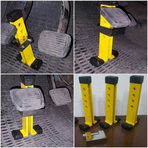 mis Fierros: Traba Pedal De Seguridad Para Vehículo